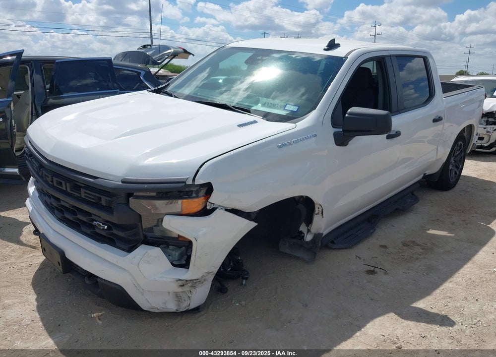 2025 CHEVROLET SILVERADO 1500 2WD SHORT BED CUSTOM VIN: 1GCPABEK3SZ218255
