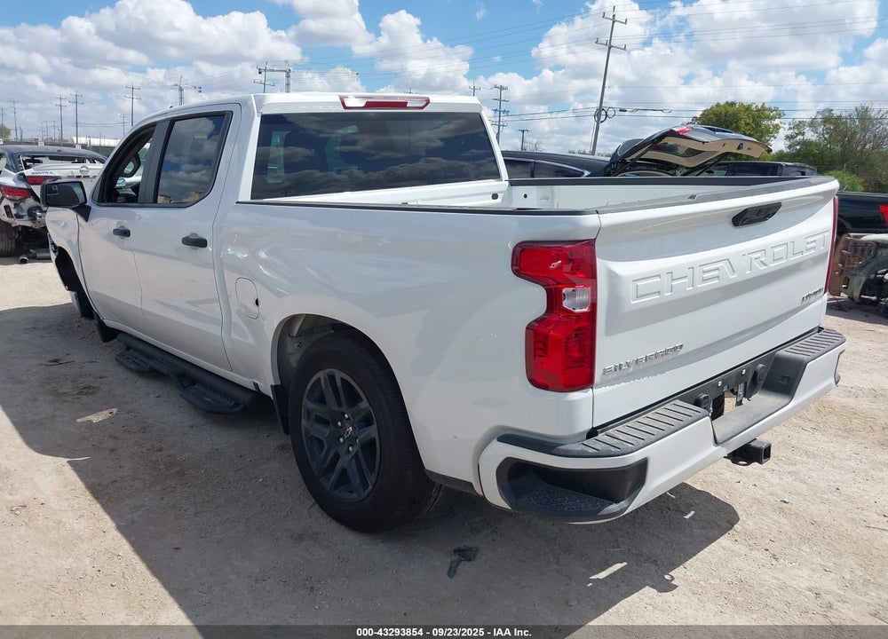 2025 CHEVROLET SILVERADO 1500 2WD SHORT BED CUSTOM VIN: 1GCPABEK3SZ218255