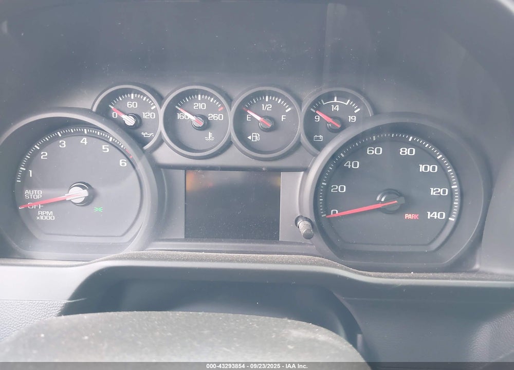2025 CHEVROLET SILVERADO 1500 2WD SHORT BED CUSTOM VIN: 1GCPABEK3SZ218255