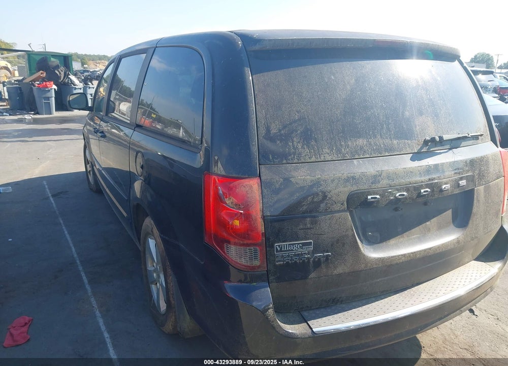 2013 DODGE GRAND CARAVAN SE VIN: 2C4RDGBG1DR601010