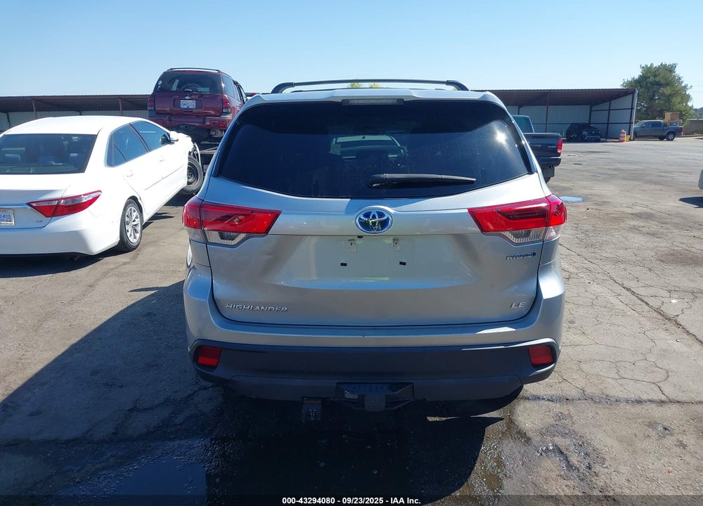 2017 TOYOTA HIGHLANDER HYBRID VIN: 5TDBGRFH3HS032424