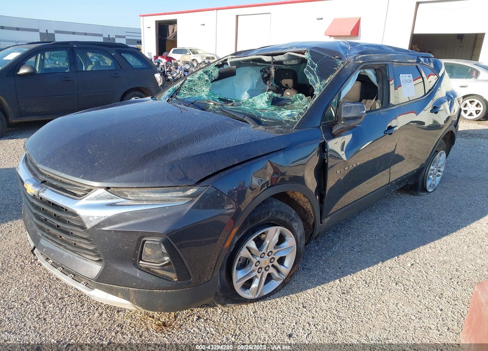 2022 CHEVROLET BLAZER VIN: 3GNKBCR4XNS156533