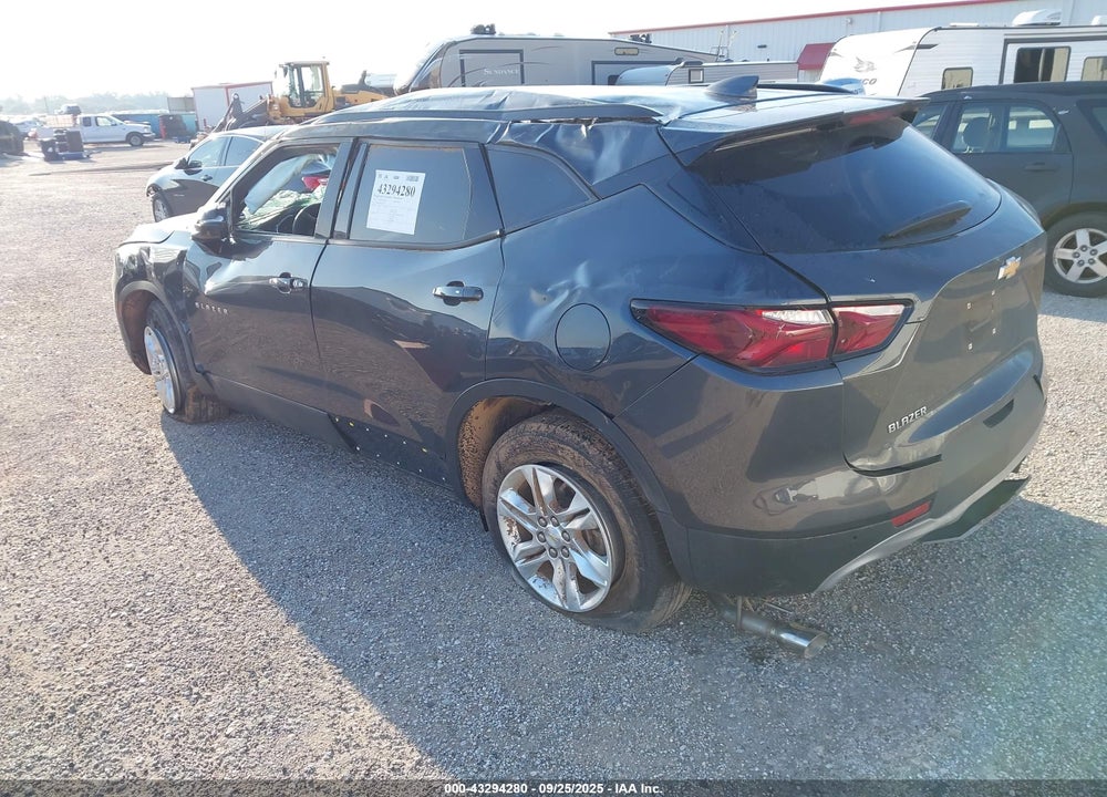 2022 CHEVROLET BLAZER VIN: 3GNKBCR4XNS156533
