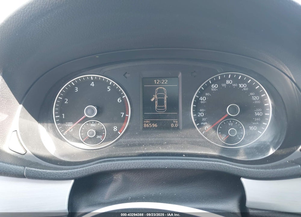 2012 VOLKSWAGEN PASSAT 2.5L SE VIN: 1VWBP7A37CC014788