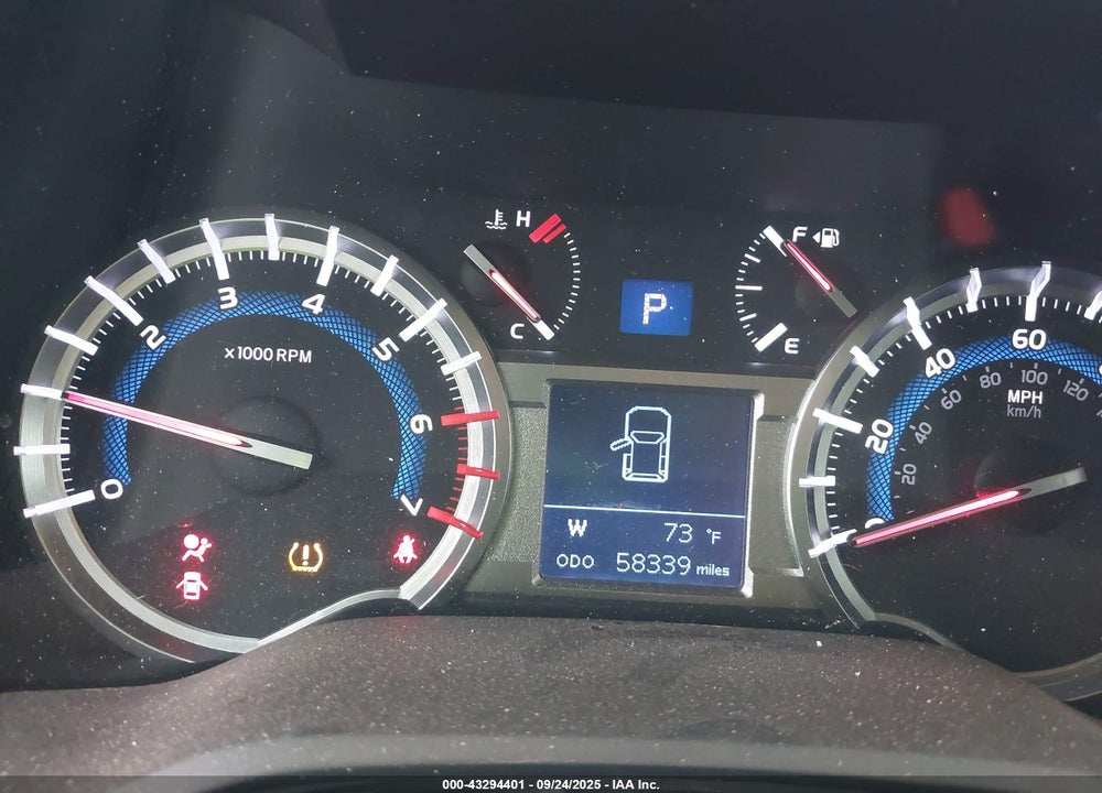 2019 TOYOTA 4RUNNER VIN: JTEBU5JR5K5725070