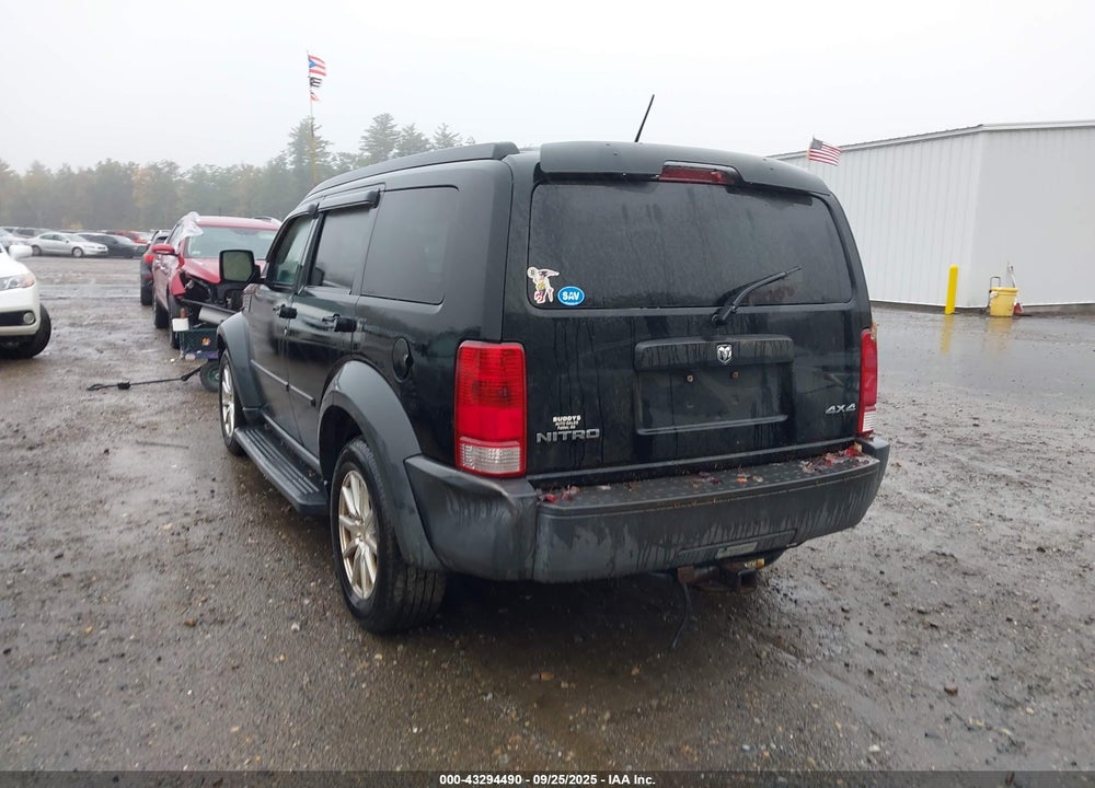 2007 DODGE NITRO VIN: 1D8GU28K37W546899