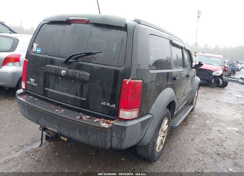 2007 DODGE NITRO VIN: 1D8GU28K37W546899