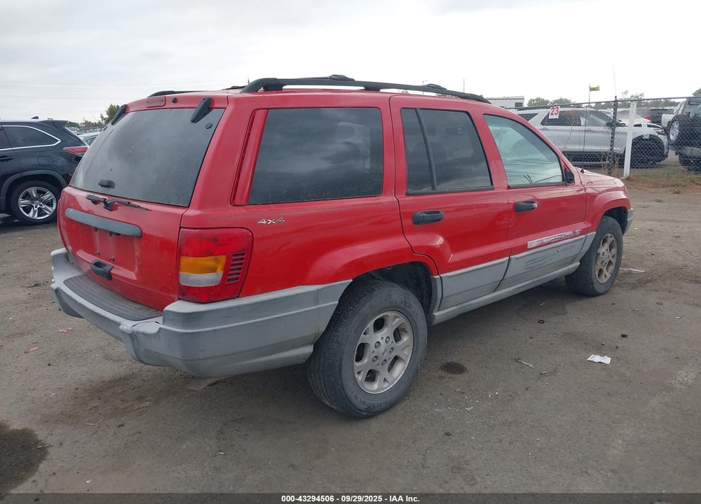 2000 JEEP GRAND CHEROKEE LAREDO VIN: 1J4GW48S4YC141958