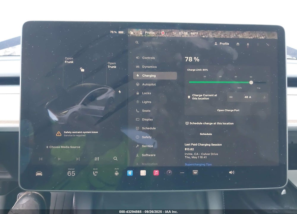 2022 TESLA MODEL 3 LONG RANGE DUAL MOTOR ALL-WHEEL DRIVE VIN: 5YJ3E1EB6NF357593
