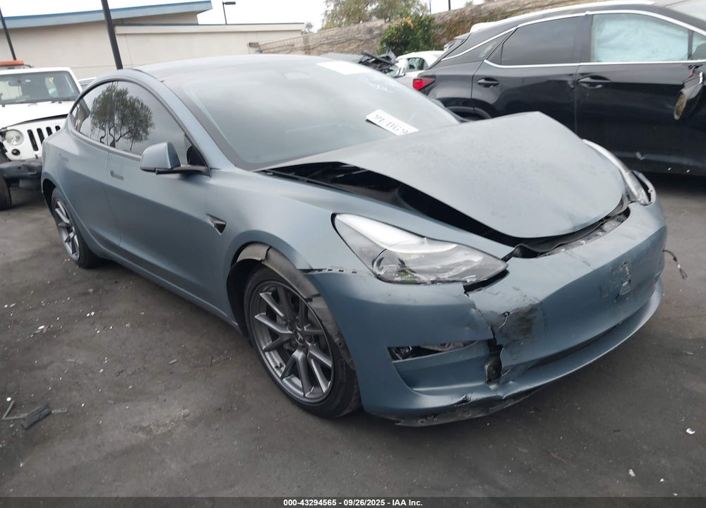 2022 TESLA MODEL 3 LONG RANGE DUAL MOTOR ALL-WHEEL DRIVE VIN: 5YJ3E1EB6NF357593