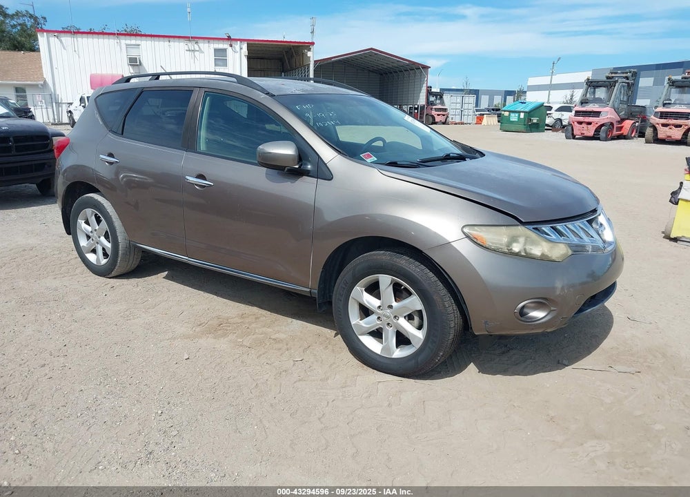 2009 NISSAN MURANO S VIN: JN8AZ18U69W011798