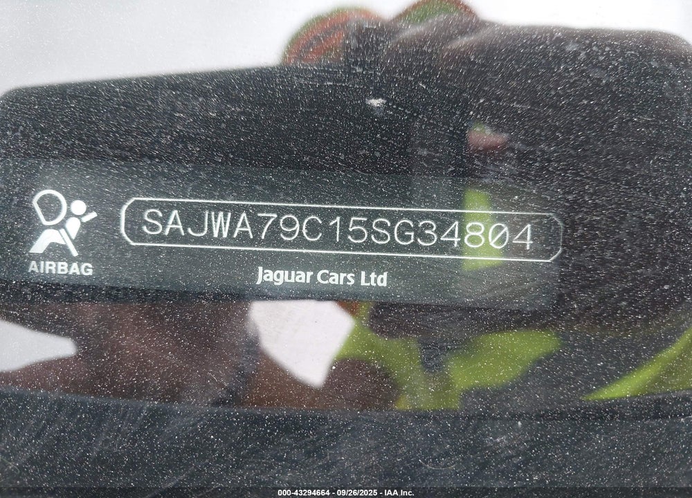 2005 JAGUAR XJ XJ8 L VIN: SAJWA79C15SG34804