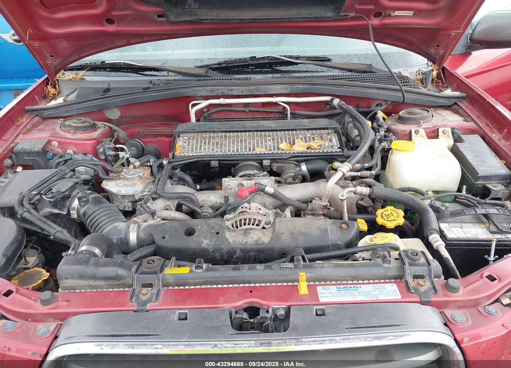 2005 SUBARU FORESTER 2.5XT VIN: JF1SG69675G712332
