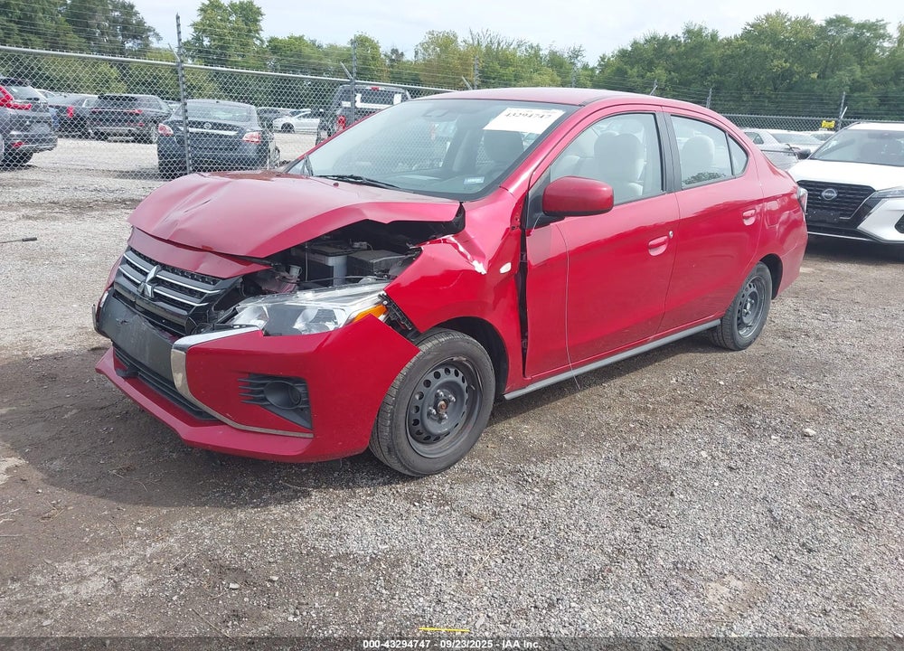 2022 MITSUBISHI MIRAGE VIN: ML32FUFJ9NHF02969