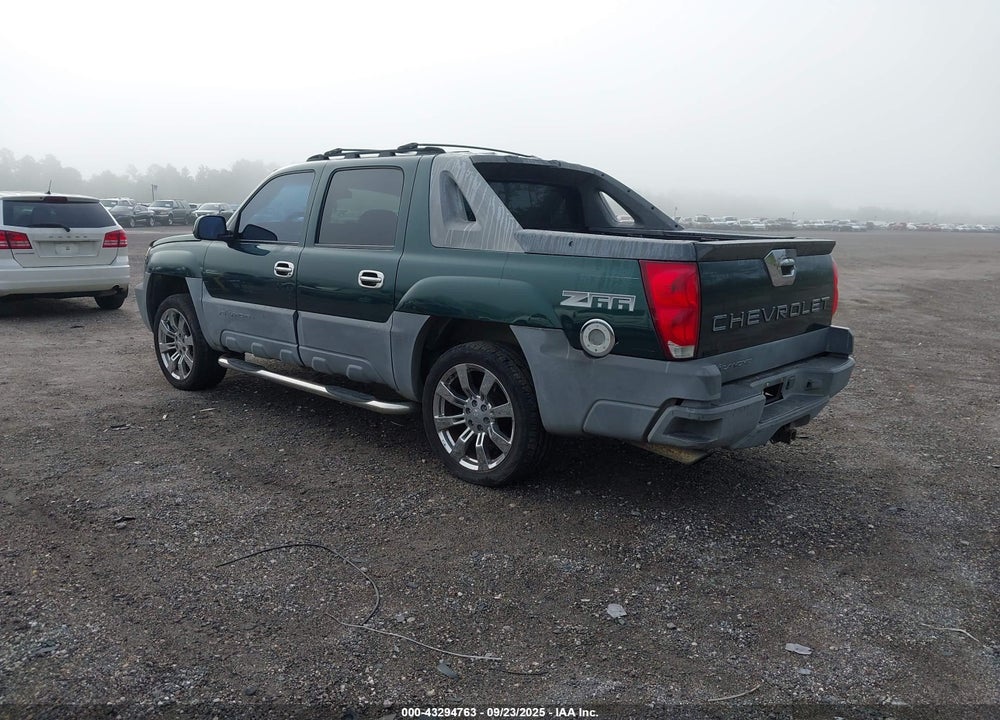 2002 CHEVROLET AVALANCHE 1500 VIN: 3GNEC13T02G210807