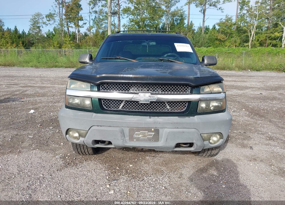 2002 CHEVROLET AVALANCHE 1500 VIN: 3GNEC13T02G210807