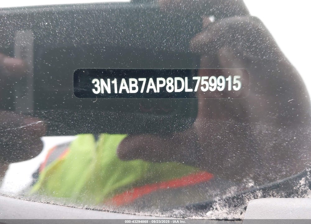 2013 NISSAN SENTRA VIN: 3N1AB7AP8DL759915
