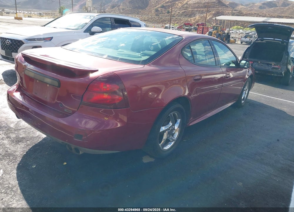 2004 PONTIAC GRAND PRIX GTP VIN: 2G2WR524741108921