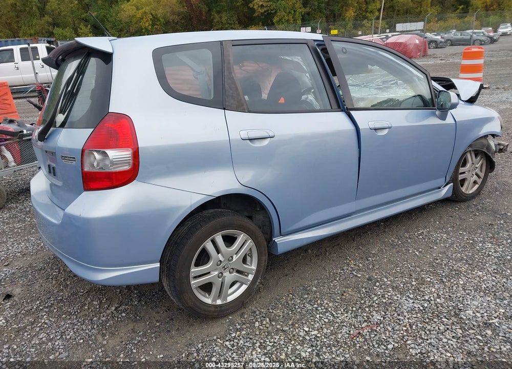 2008 HONDA FIT SPORT VIN: JHMGD38698S040699