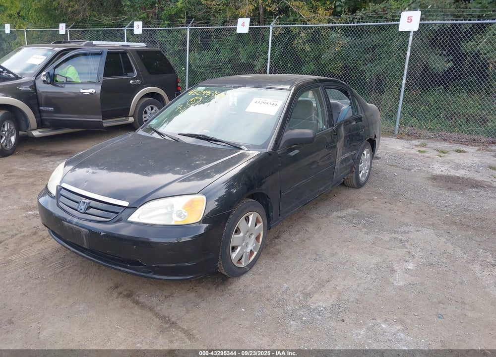 2002 HONDA CIVIC EX VIN: 2HGES26762H550674