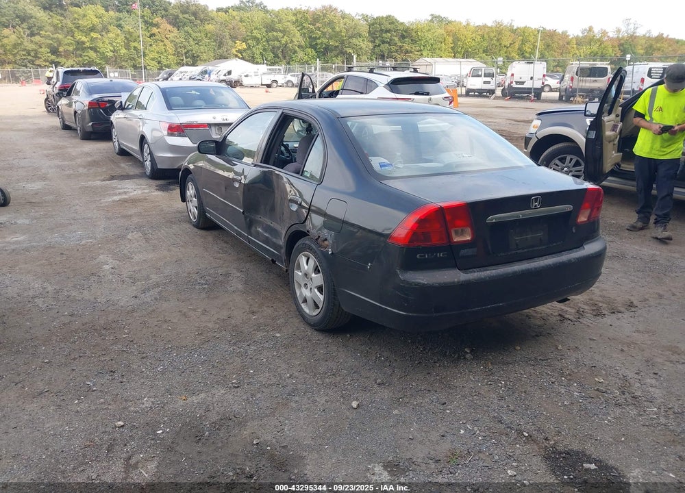 2002 HONDA CIVIC EX VIN: 2HGES26762H550674