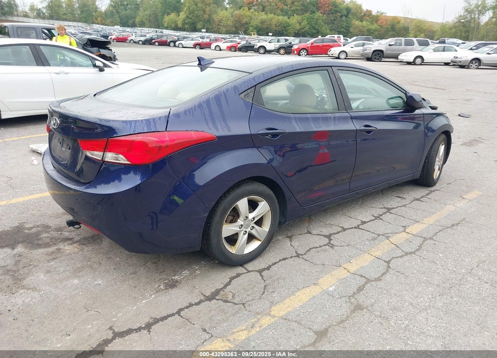 2013 HYUNDAI ELANTRA GLS VIN: 5NPDH4AE5DH185926