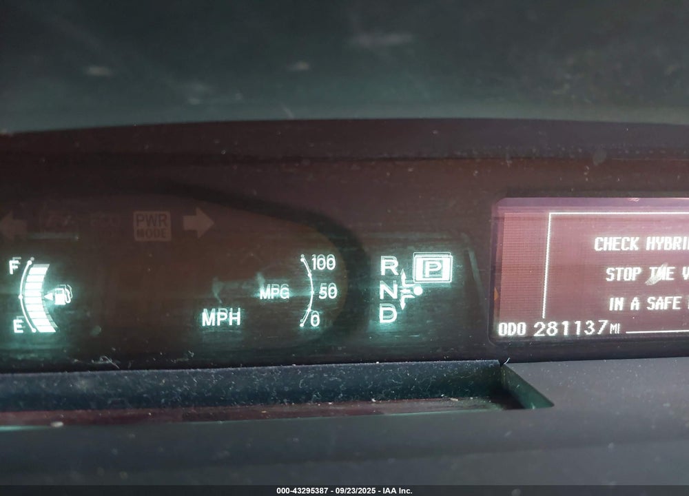 2013 TOYOTA PRIUS VIN: JTDKN3DUXD0348516