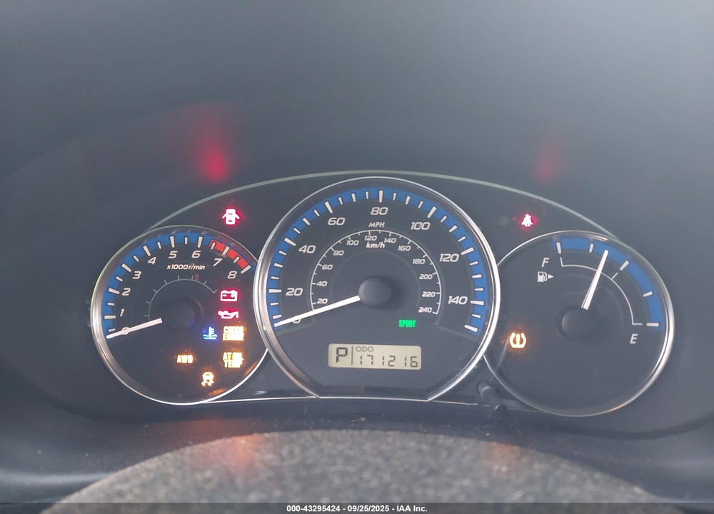 2011 SUBARU FORESTER 2.5X VIN: JF2SHABC8BH703012