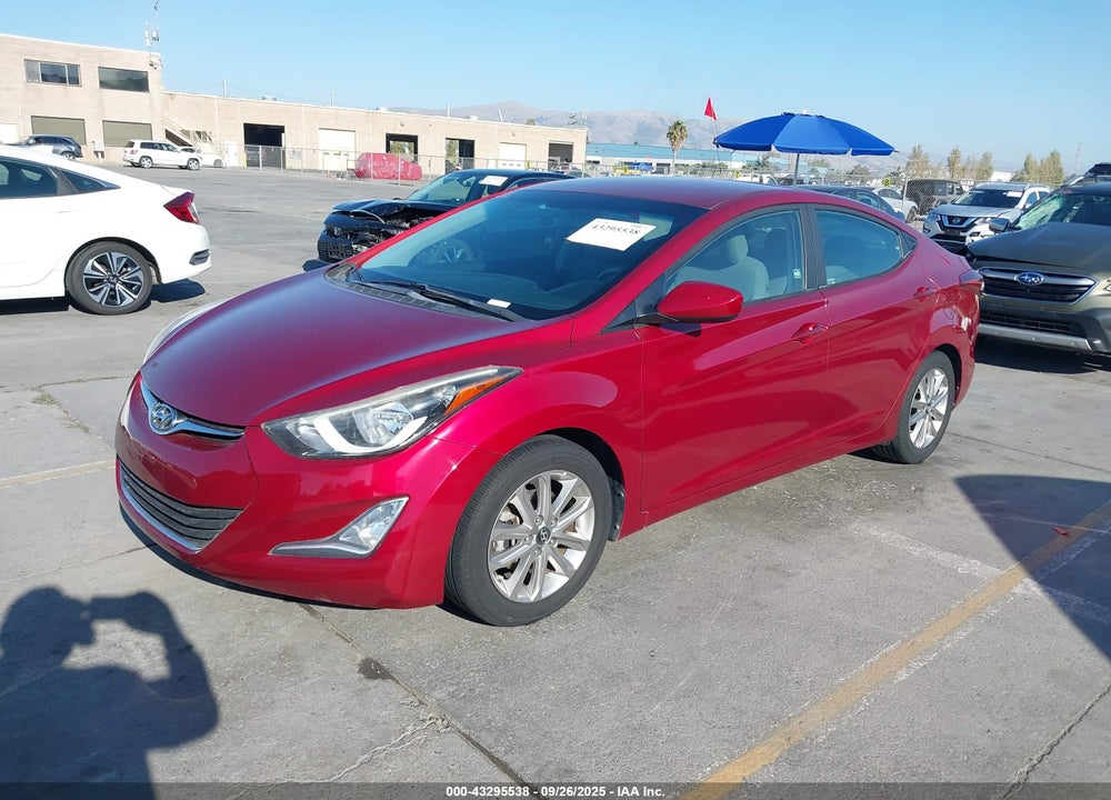 2014 HYUNDAI ELANTRA SE VIN: 5NPDH4AEXEH533785