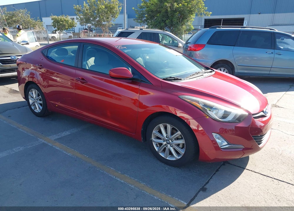 2014 HYUNDAI ELANTRA SE VIN: 5NPDH4AEXEH533785