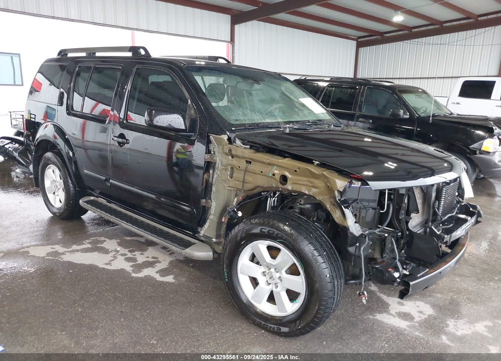 2012 NISSAN PATHFINDER SV VIN: 5N1AR1NN1CC625915