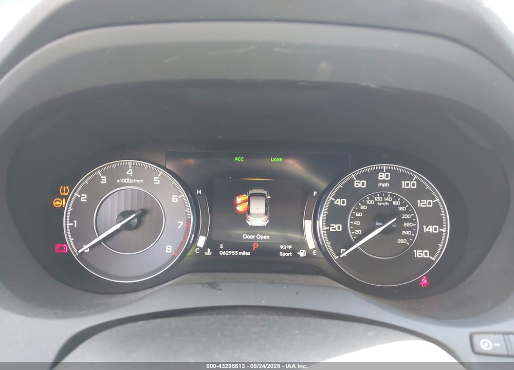 2019 ACURA RDX STANDARD VIN: 5J8TC1H32KL014011