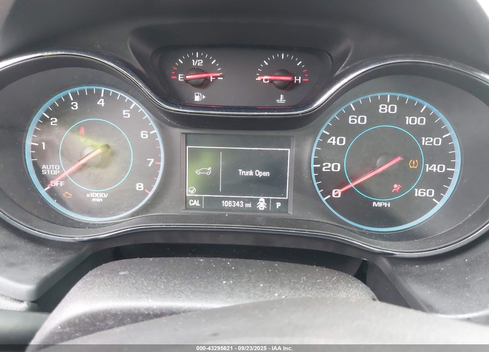 2016 CHEVROLET CRUZE VIN: 1G1BG5SM6G7323397