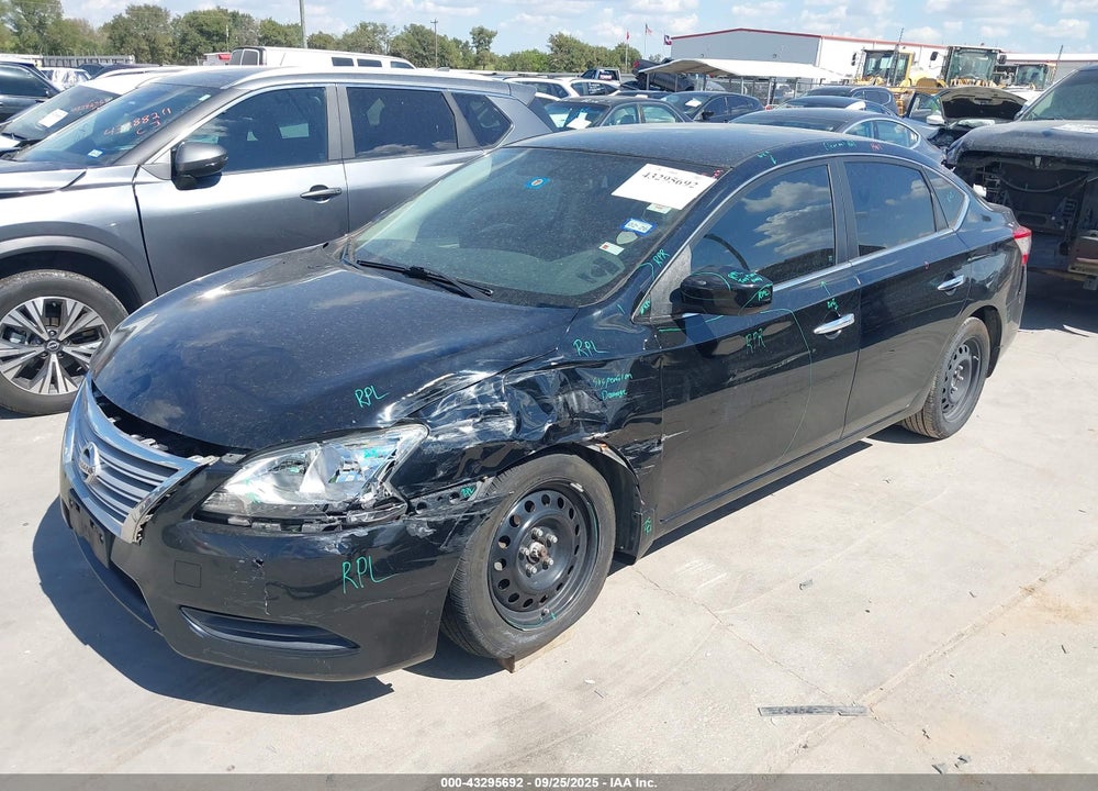 2013 NISSAN SENTRA S VIN: 3N1AB7AP8DL631562
