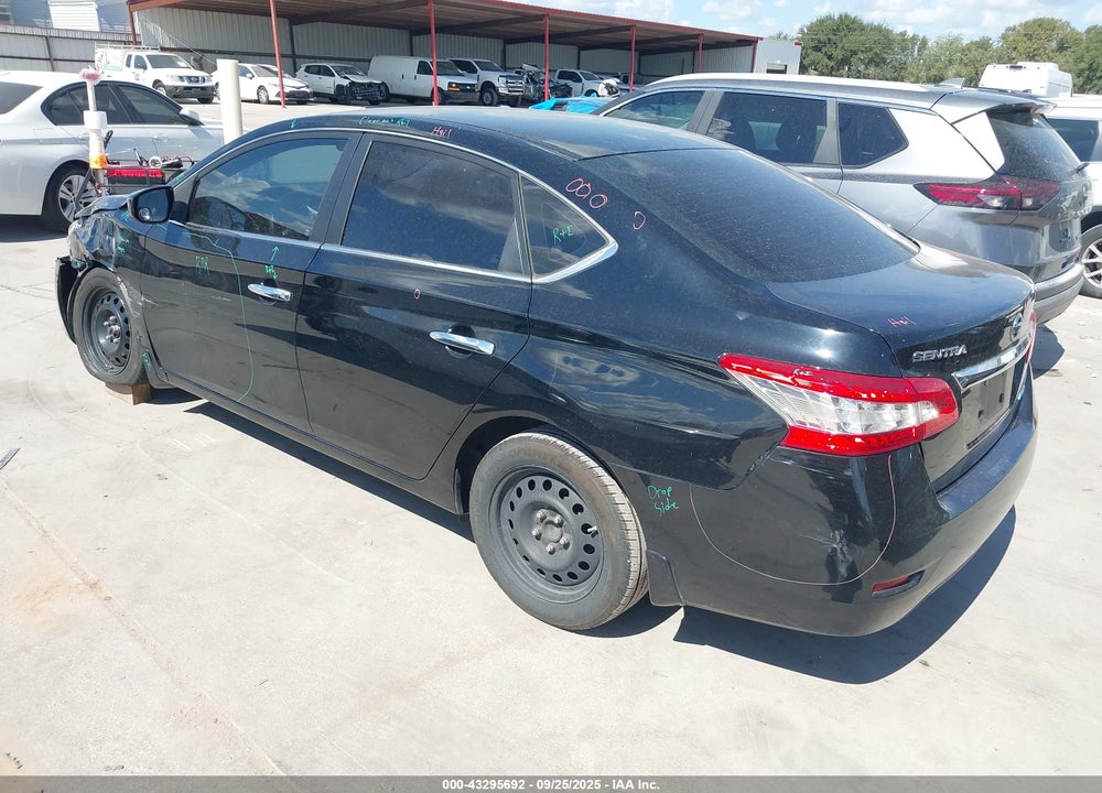 2013 NISSAN SENTRA S VIN: 3N1AB7AP8DL631562