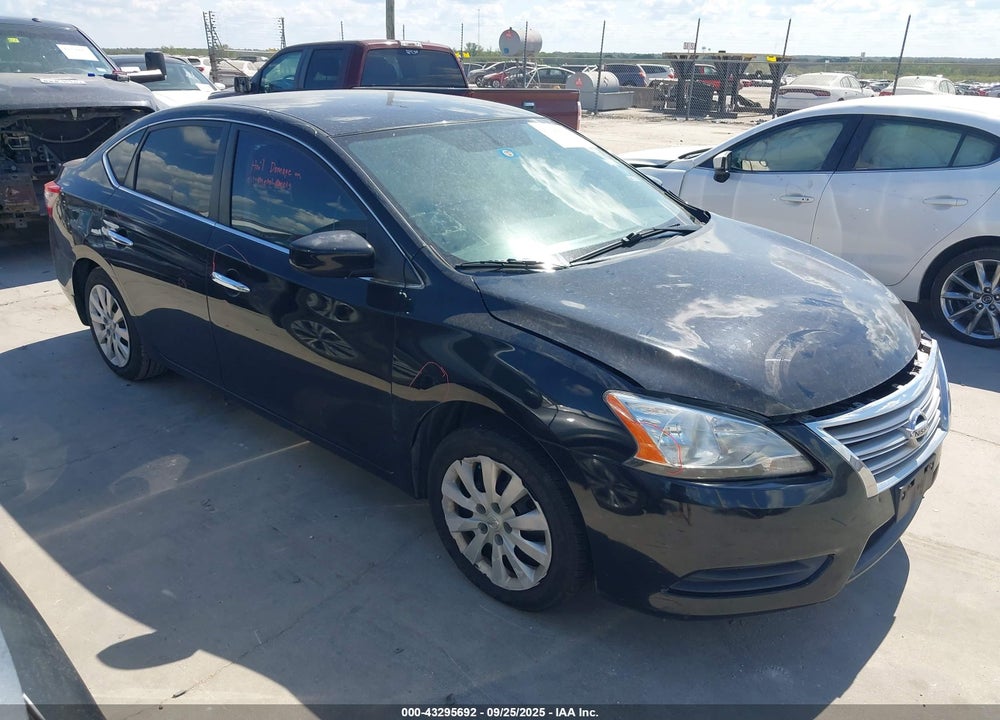 2013 NISSAN SENTRA S VIN: 3N1AB7AP8DL631562