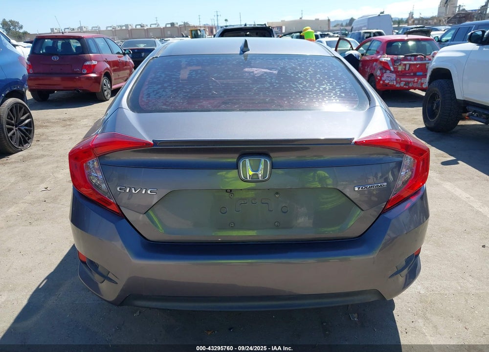 2016 HONDA CIVIC VIN: 19XFC1F98GE219836