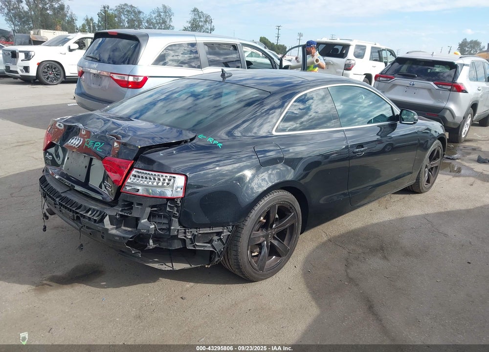 2013 AUDI A5 VIN: WAULFAFR0DA023654