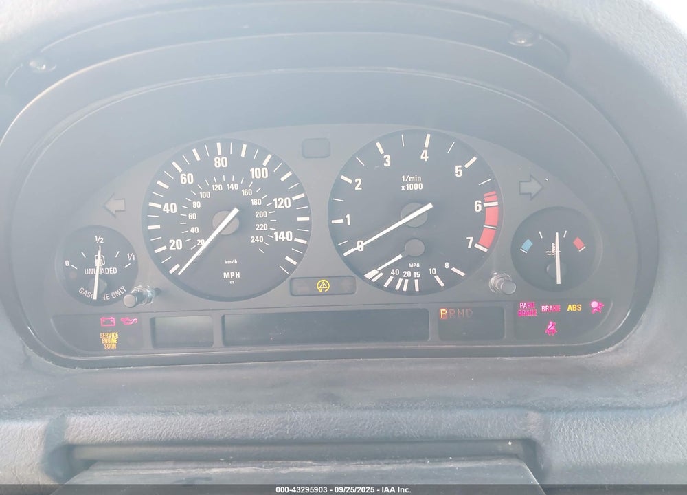 2001 BMW X5 4.4 VIN: WBAFB335X1LH16403