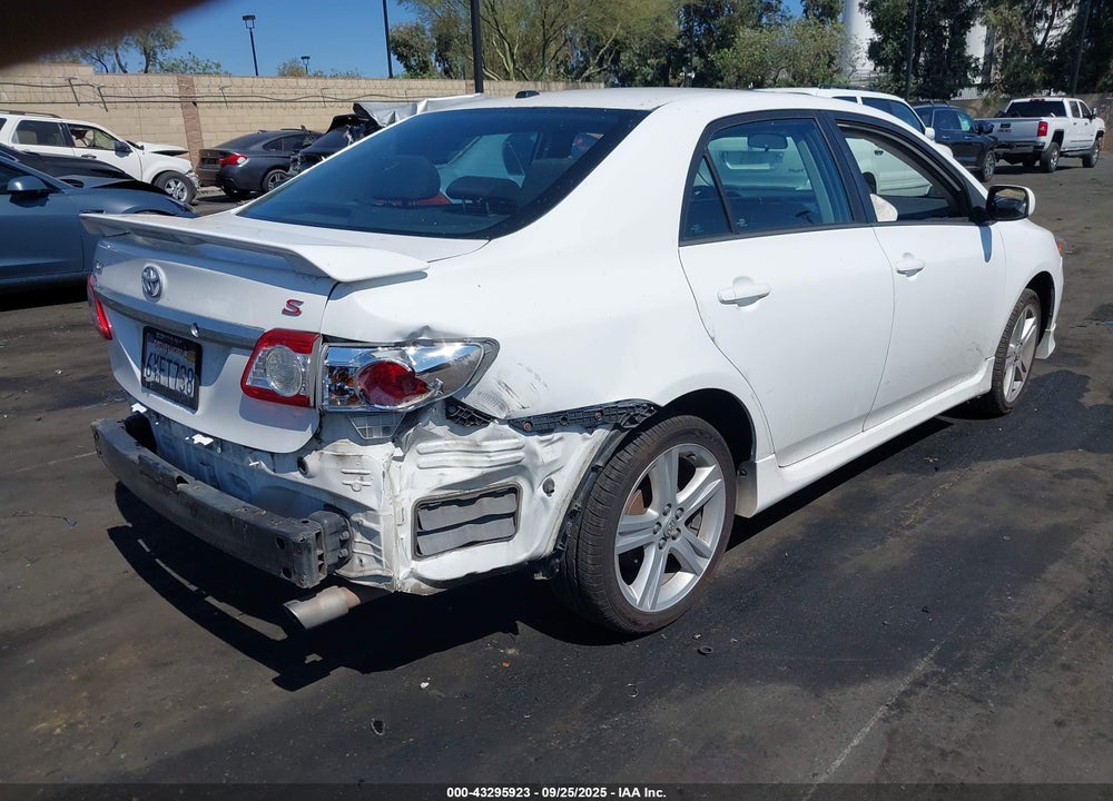 2013 TOYOTA COROLLA S VIN: 5YFBU4EE4DP098194