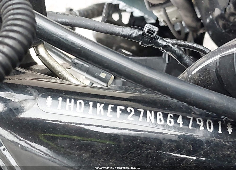 2022 HARLEY-DAVIDSON FLHTK VIN: 1HD1KEF27NB647901