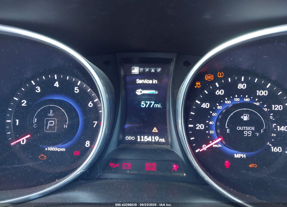 2014 HYUNDAI SANTA FE VIN: 5XYZW3LAXEG140814