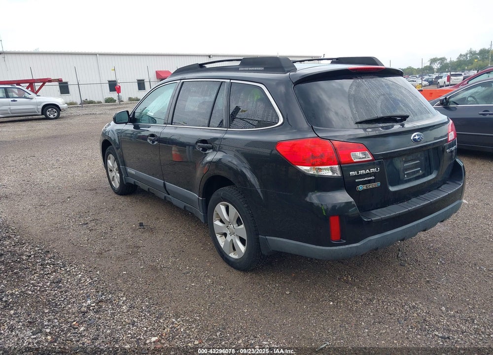 2011 SUBARU OUTBACK VIN: 4S4BRCCC2B3409359