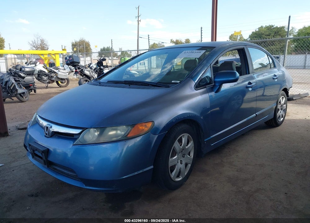 2007 HONDA CIVIC LX VIN: JHMFA16587S006965