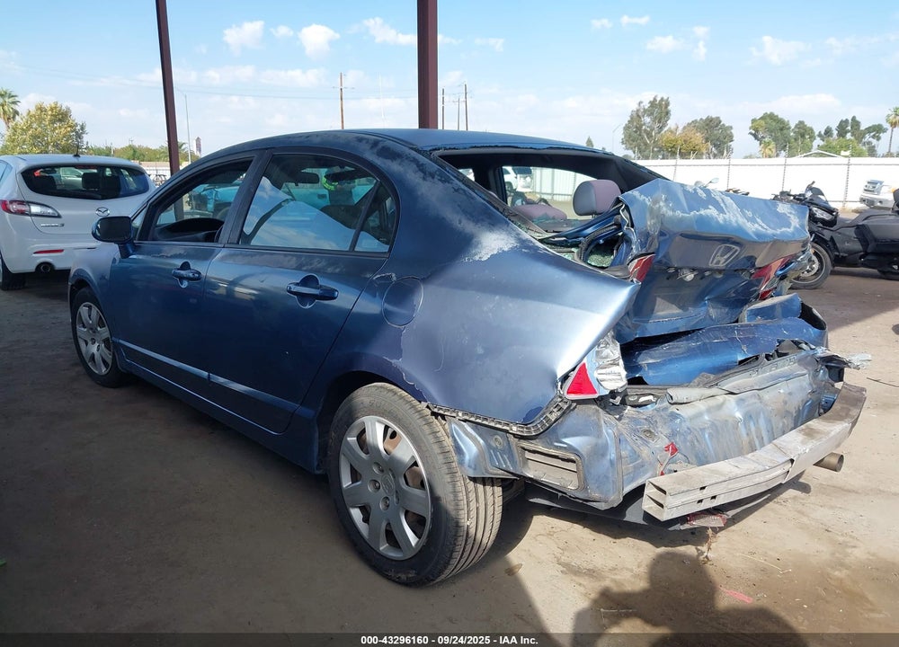 2007 HONDA CIVIC LX VIN: JHMFA16587S006965