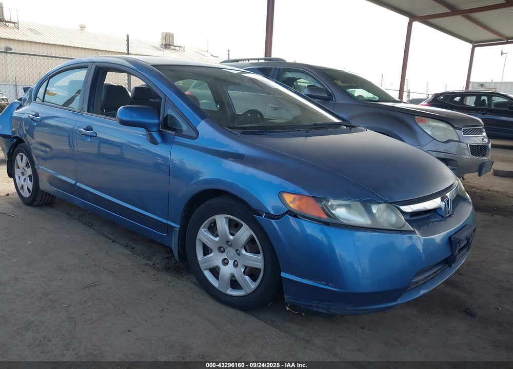 2007 HONDA CIVIC LX VIN: JHMFA16587S006965