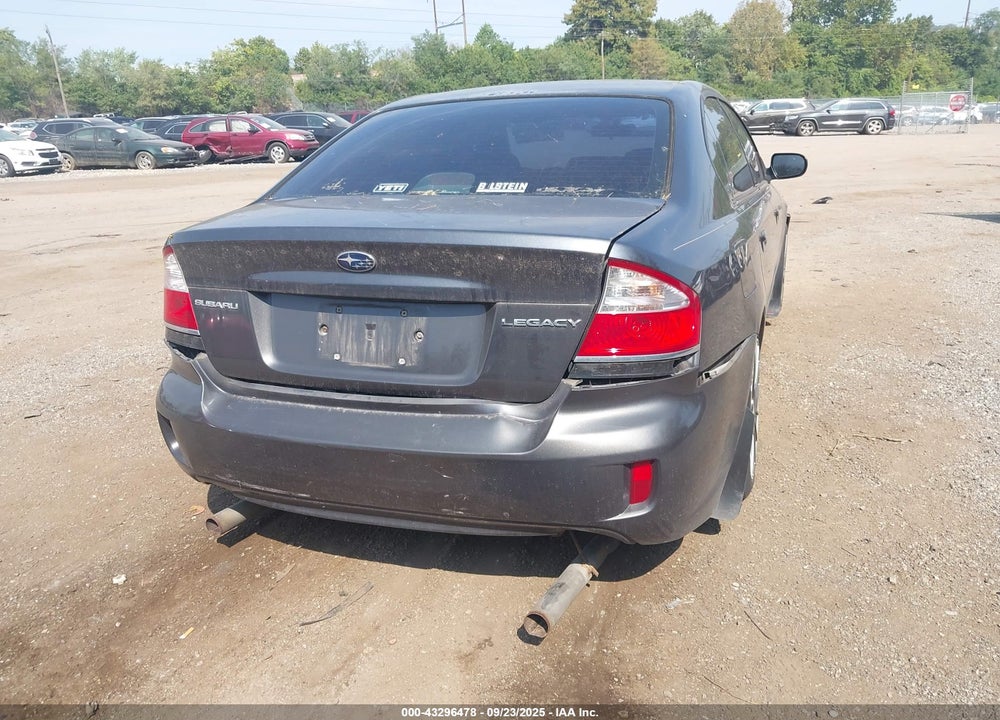 2009 SUBARU LEGACY VIN: 4S3BL616496214778