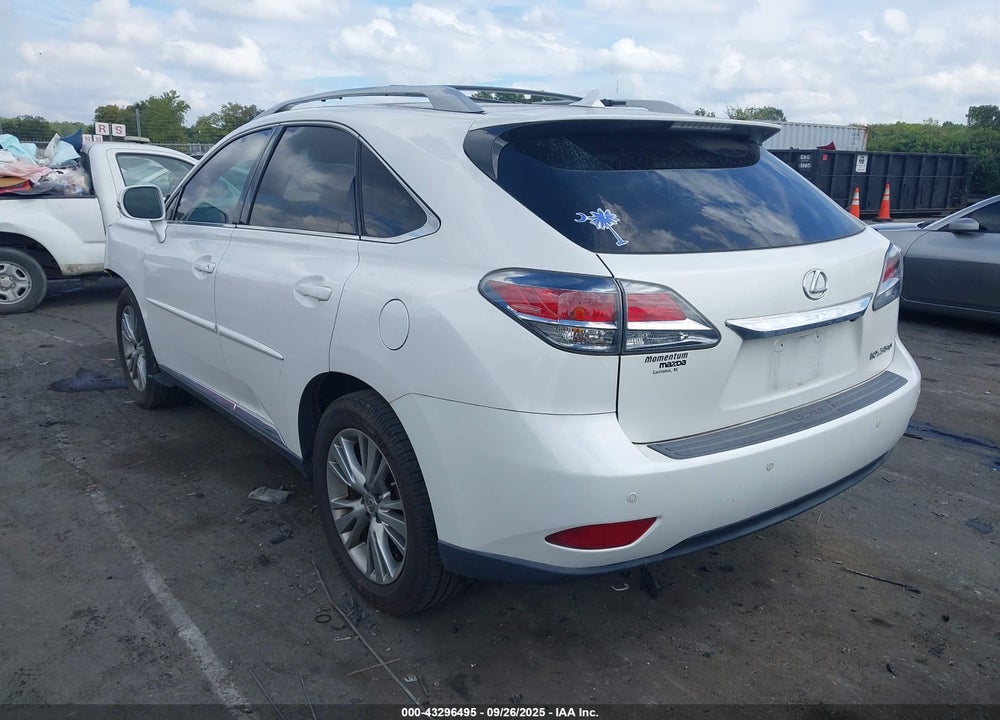 2013 LEXUS RX 350 VIN: 2T2ZK1BA7DC120267