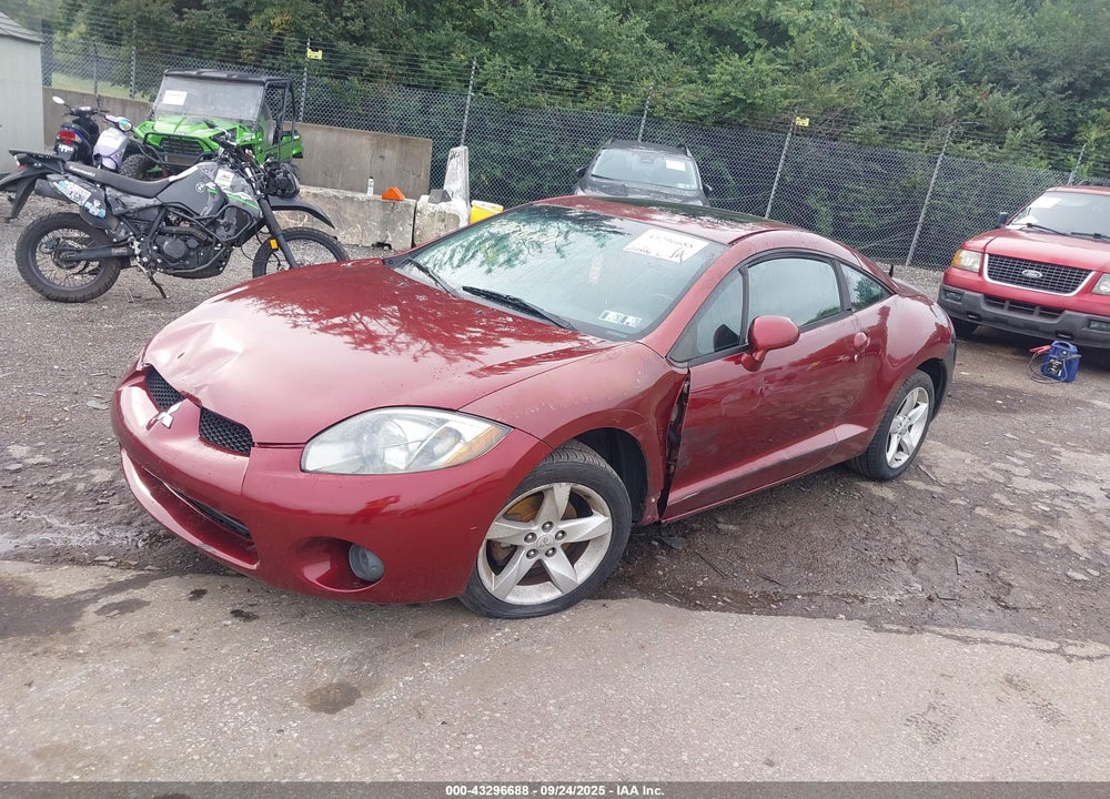 2007 MITSUBISHI ECLIPSE VIN: 4A3AK24F67E027349