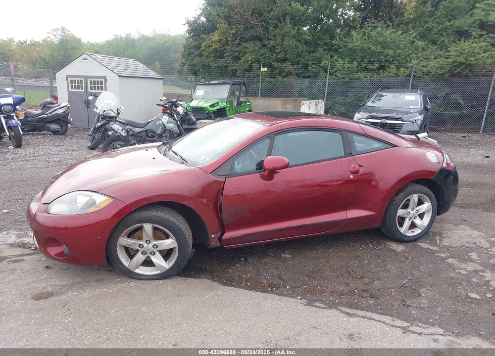 2007 MITSUBISHI ECLIPSE VIN: 4A3AK24F67E027349